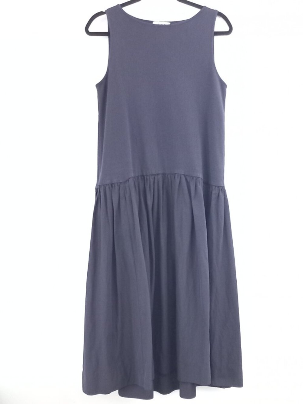 COS black midi maxi sleeveless dress